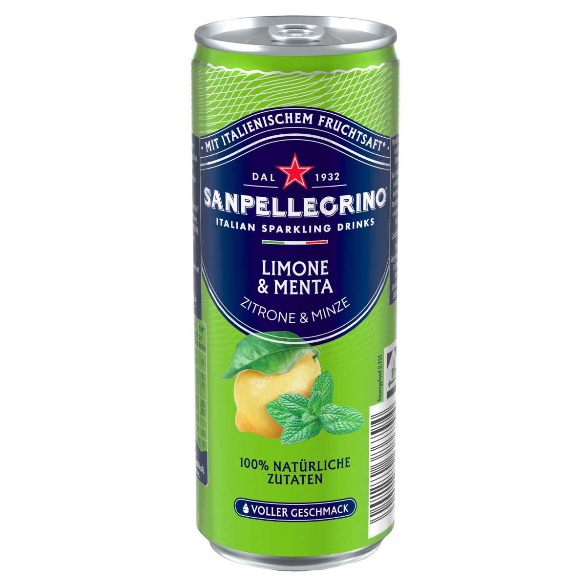San Pellegrino Limone e Mente 0,33 l Dose