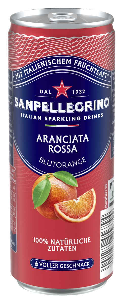 San Pellegrino Aranciata Rossa 0,33 l Dose