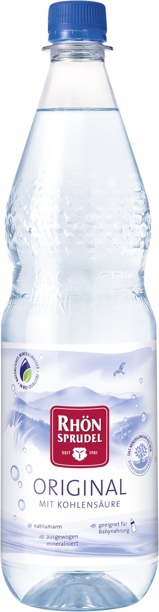 Rhön Sprudel Original mit Kohlensäure PET 12x1 l Ka