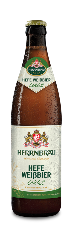 Herrnbräu Weißbier Hefeweizen Leicht
